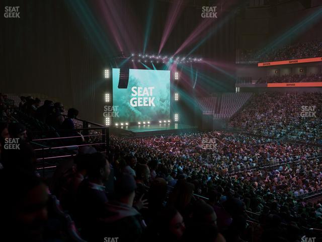 Dickies Arena - Section 121 Seat View