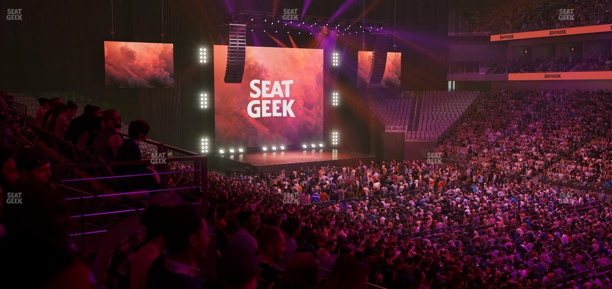 Dickies Arena - Section 121 Seat View