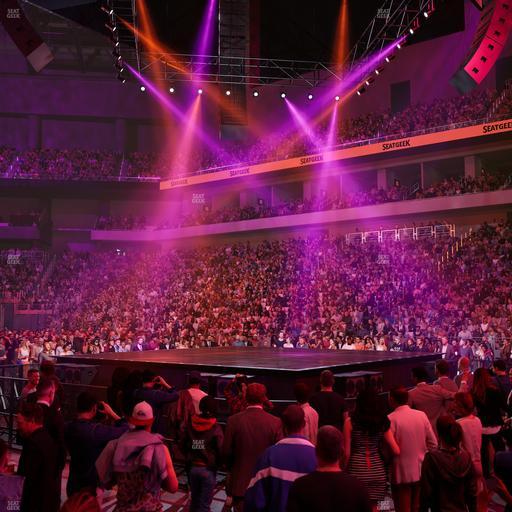 Dickies Arena - Section 122 Seat View