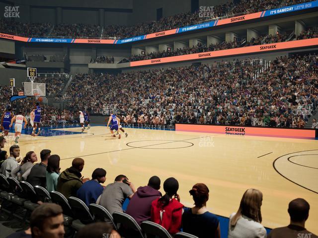 Dickies Arena - Section 122 Seat View