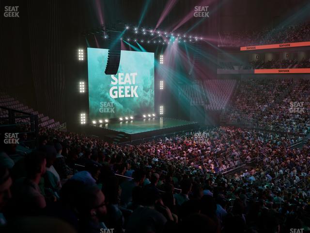 Dickies Arena - Section 123 Seat View