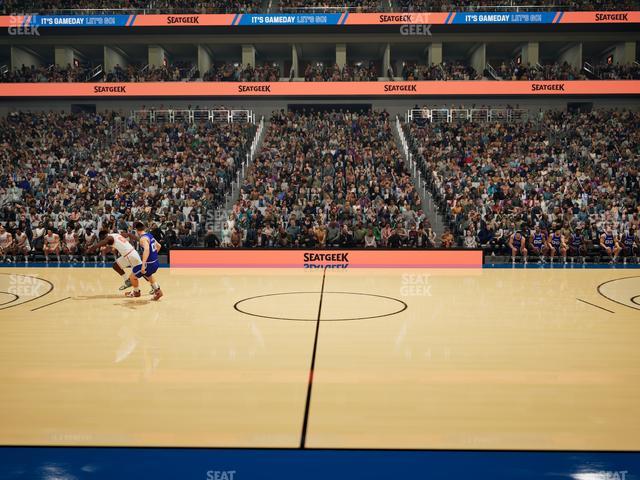 Dickies Arena - Section 123 Seat View