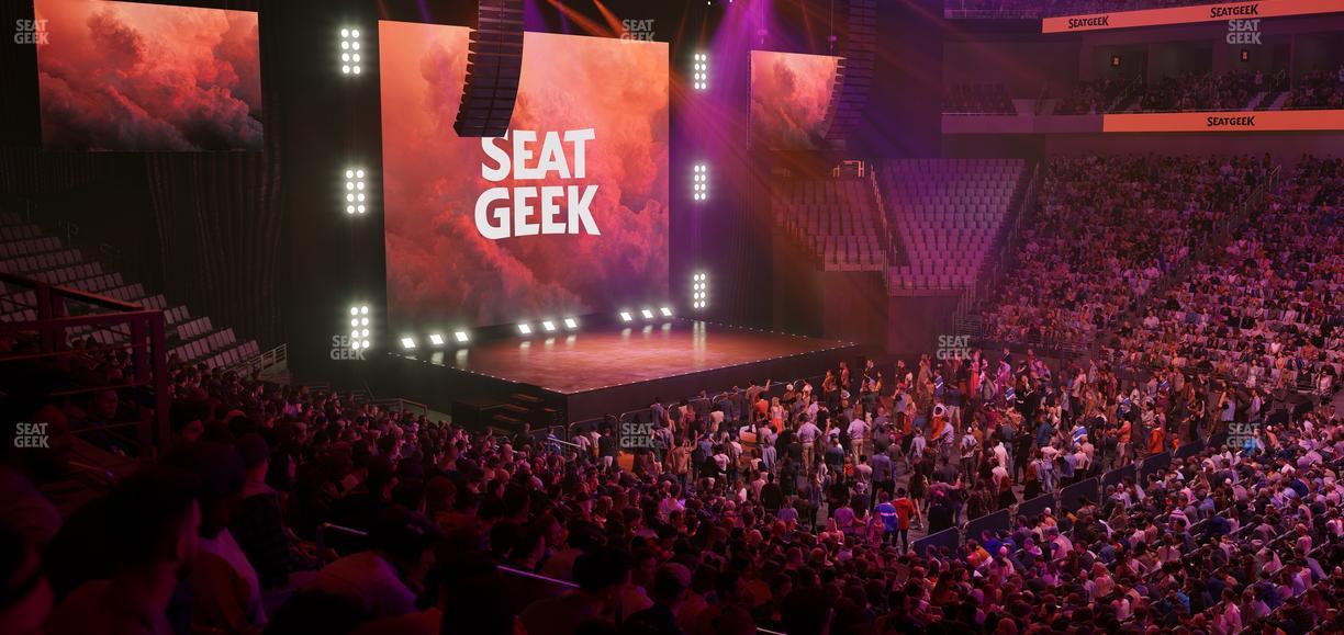 Dickies Arena - Section 123 Seat View