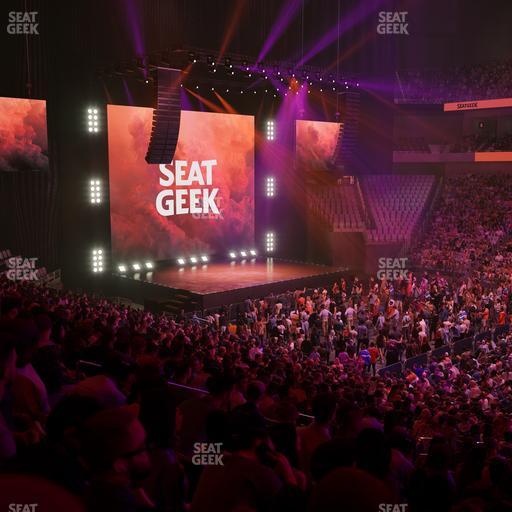 Dickies Arena - Section 123 Seat View