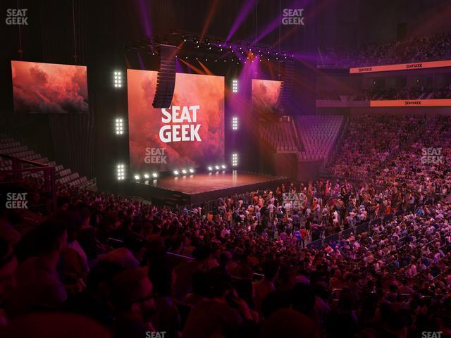 Dickies Arena - Section 123 Seat View Dickies Arena - Section 123 Seat View