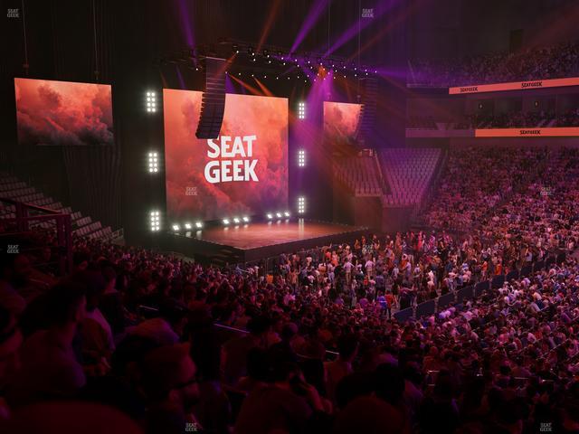 Dickies Arena - Section 123 Seat View