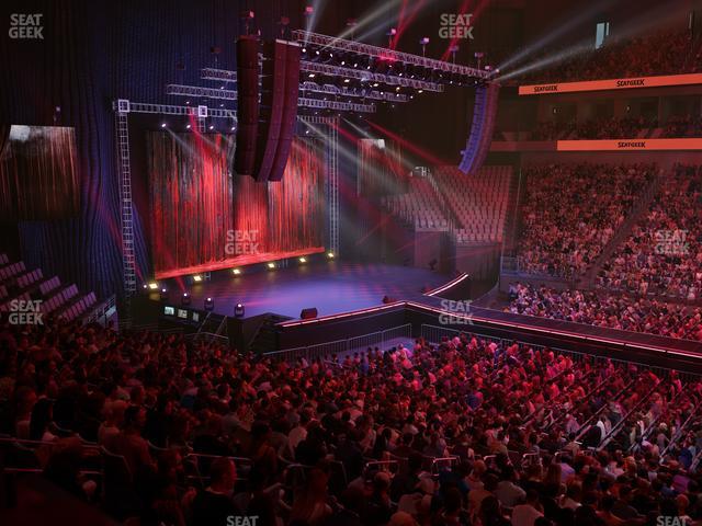 Dickies Arena - Section 124 Seat View