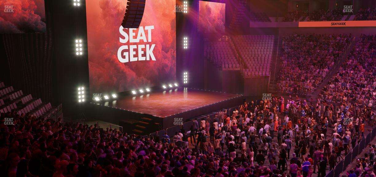 Dickies Arena - Section 124 Seat View