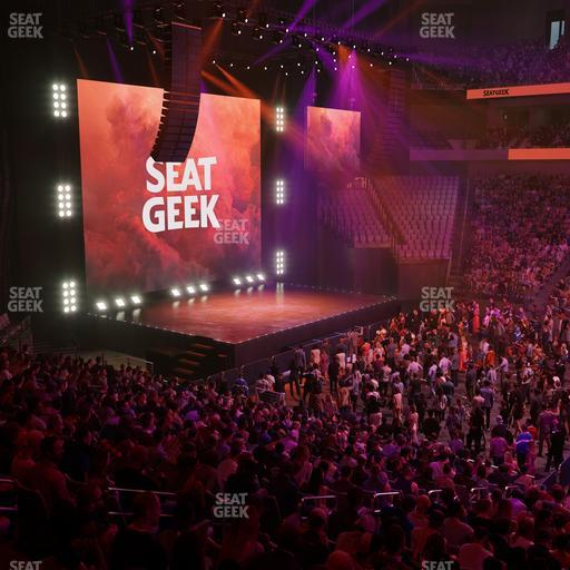 Dickies Arena - Section 124 Seat View