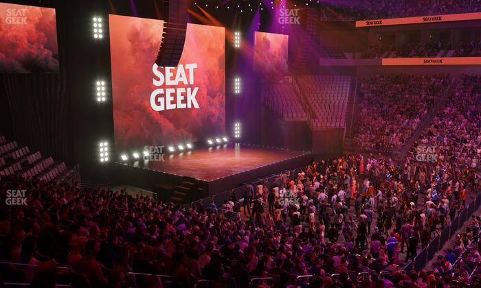 Dickies Arena - Section 124 Seat View