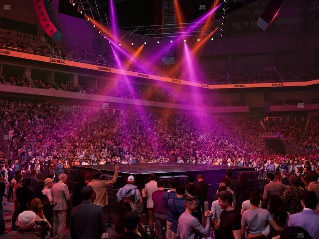 Dickies Arena - Section 124 Seat View