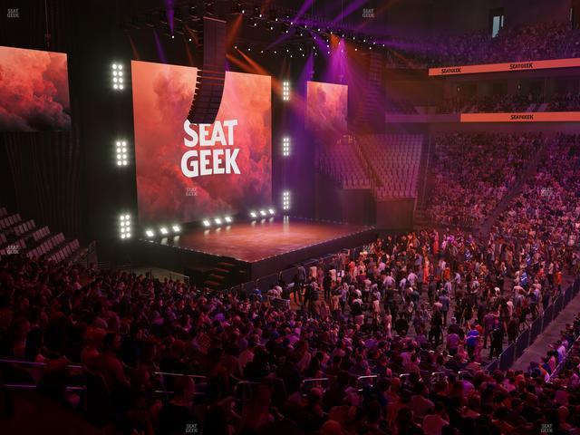 Dickies Arena - Section 124 Seat View