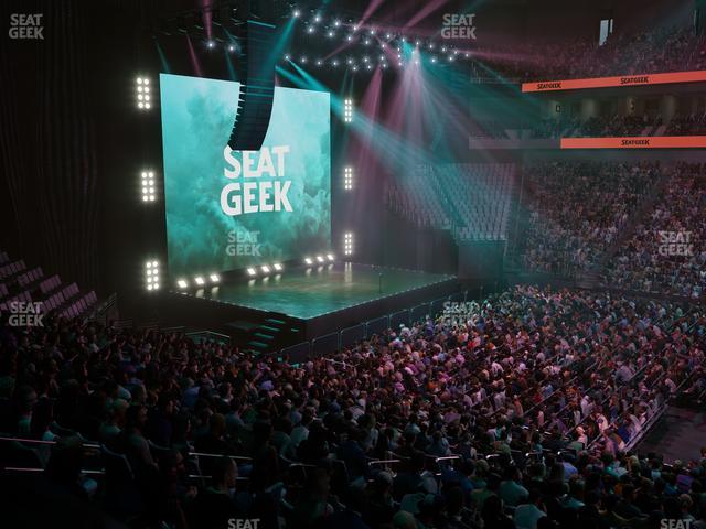 Dickies Arena - Section 124 Seat View