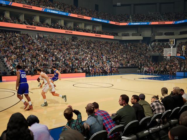 Dickies Arena - Section 124 Seat View Dickies Arena - Section 124 Seat View