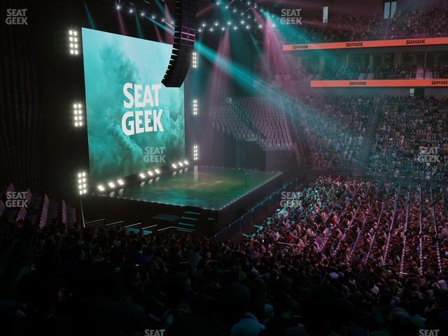 Dickies Arena - Section 125 Seat View