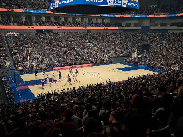 Dickies Arena - Section 125 Seat View Dickies Arena - Section 125 Seat View