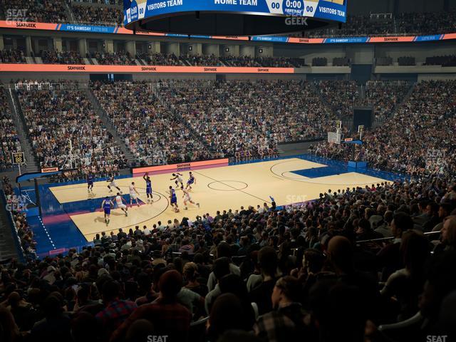 Dickies Arena - Section 125 Seat View