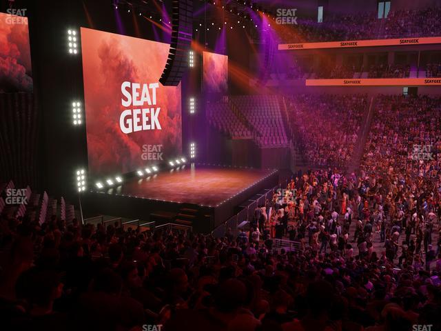 Dickies Arena - Section 125 Seat View Dickies Arena - Section 125 Seat View