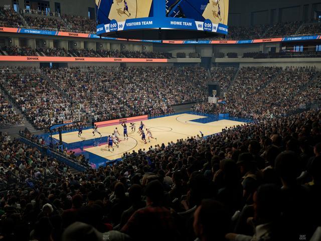 Dickies Arena - Section 126 Seat View Dickies Arena - Section 126 Seat View