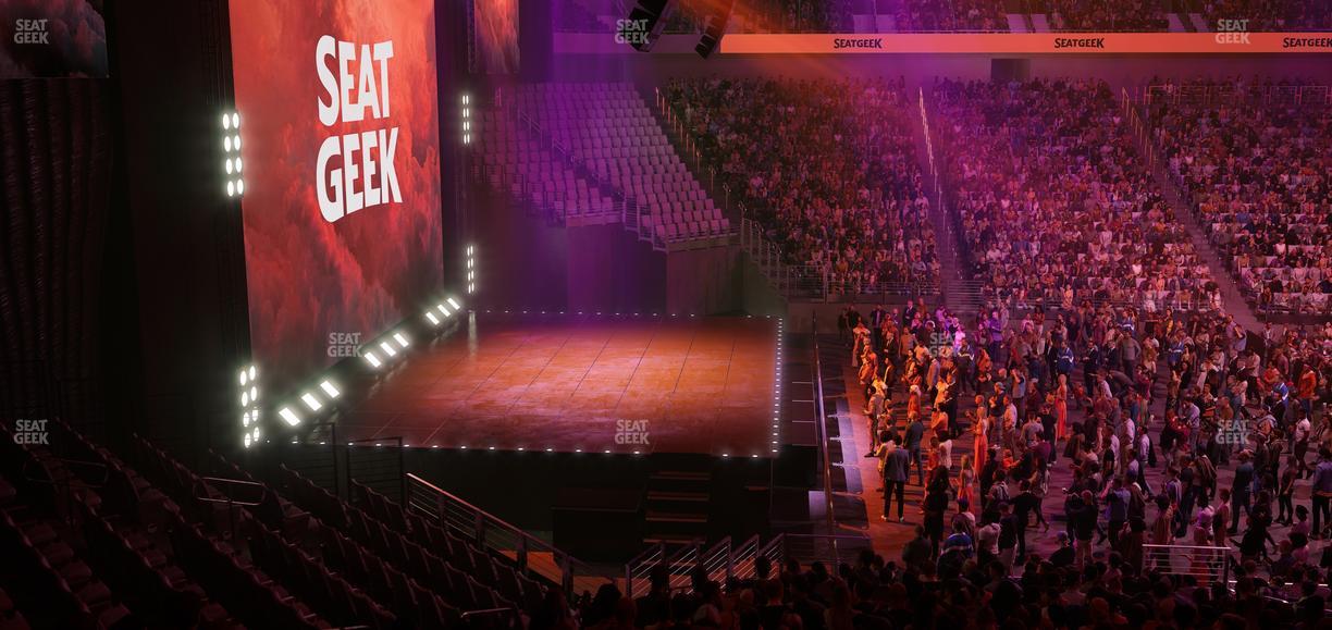 Dickies Arena - Section 126 Seat View