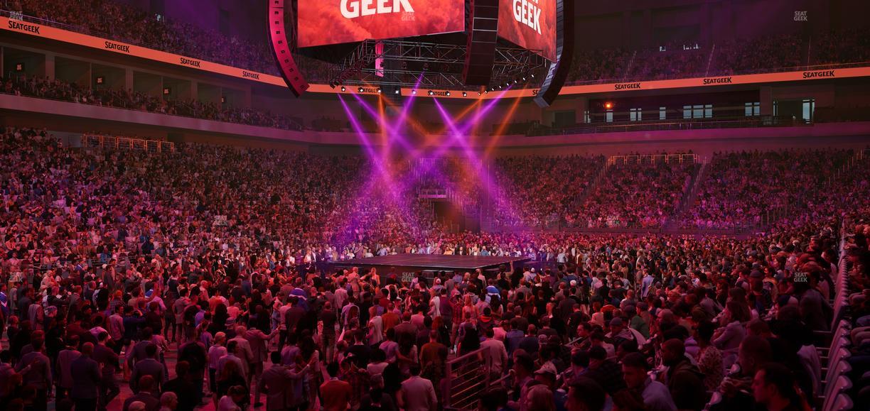 Dickies Arena - Section 127 Seat View