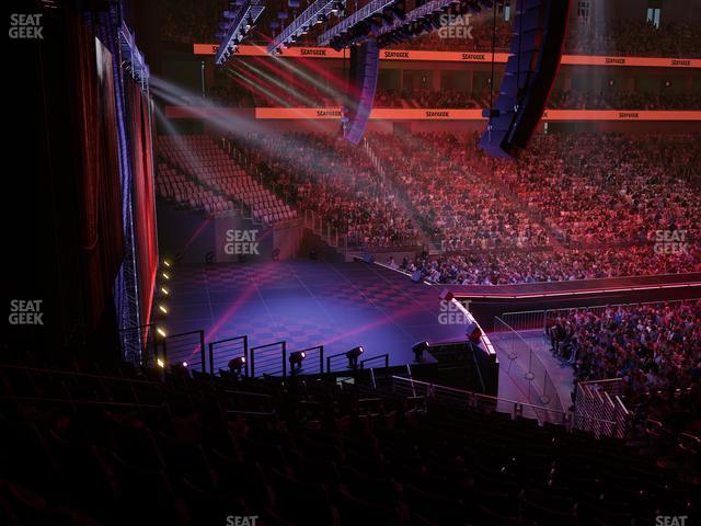 Dickies Arena - Section 127 Seat View