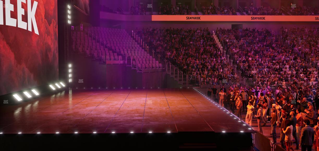Dickies Arena - Section 127 Seat View