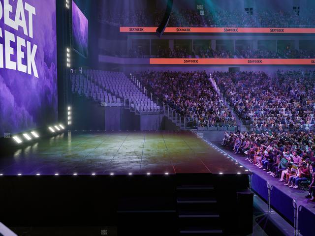 Dickies Arena - Section 127 Seat View