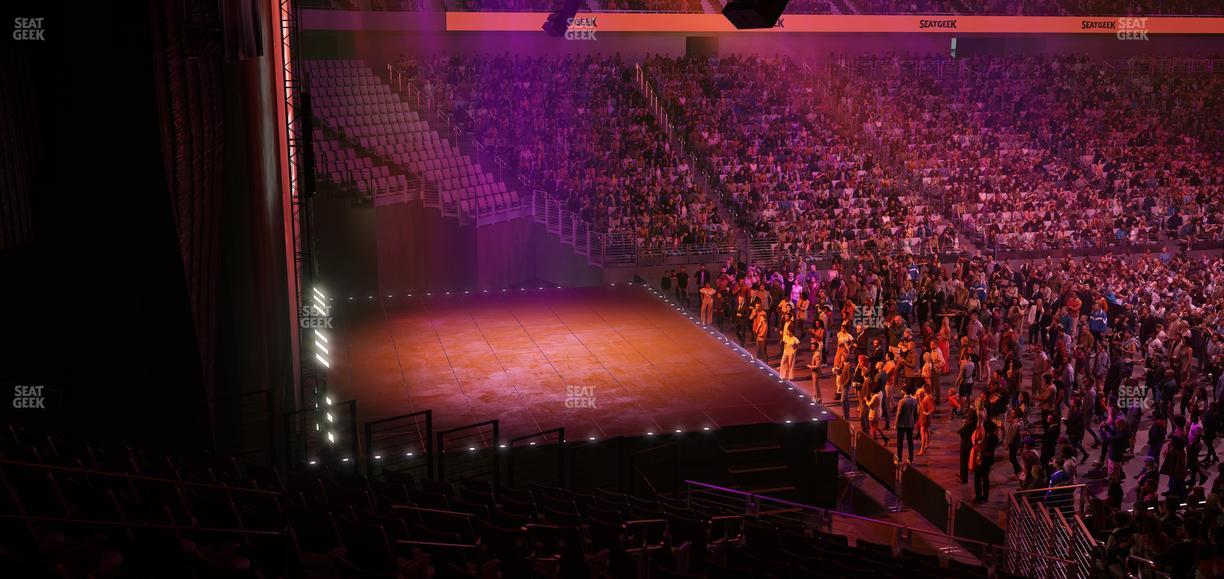 Dickies Arena - Section 127 Seat View