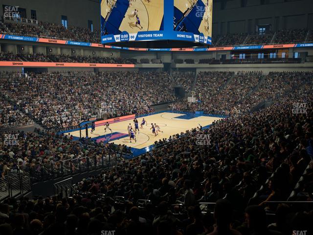 Dickies Arena - Section 127 Seat View