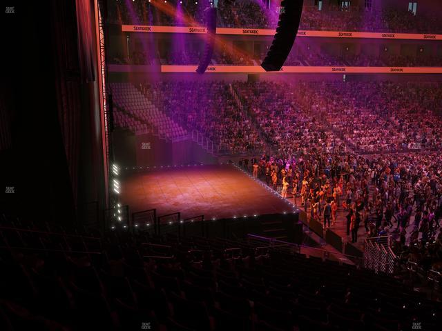 Dickies Arena - Section 127 Seat View