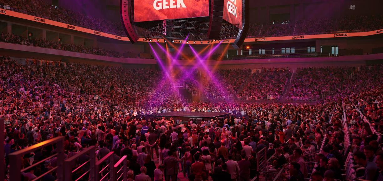Dickies Arena - Section 129 Seat View