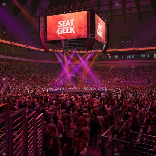 Dickies Arena - Section 129 Seat View