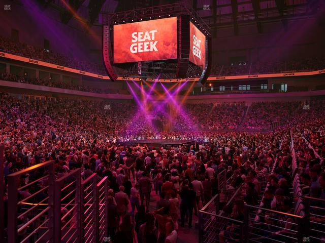Dickies Arena - Section 129 Seat View