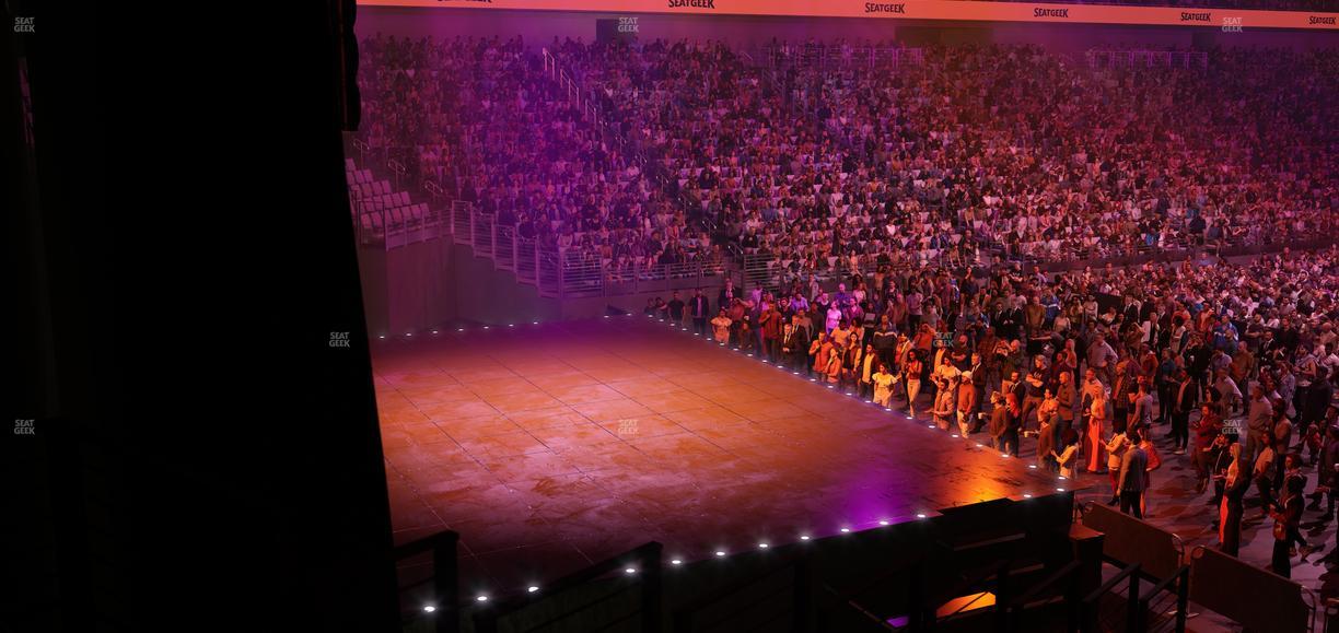 Dickies Arena - Section 129 Seat View