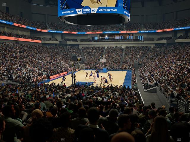 Dickies Arena - Section 130 Seat View Dickies Arena - Section 130 Seat View