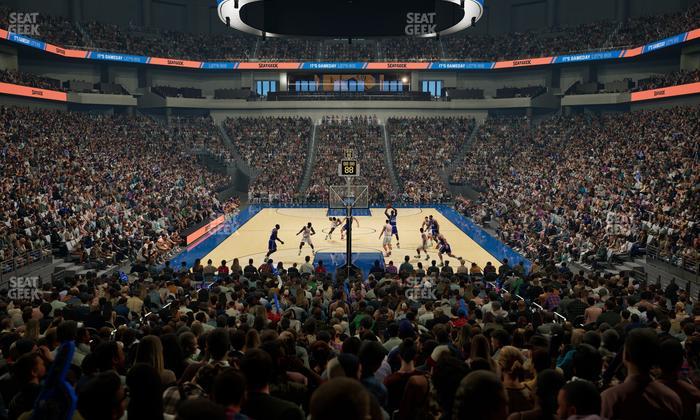 Dickies Arena - Section 131 Seat View