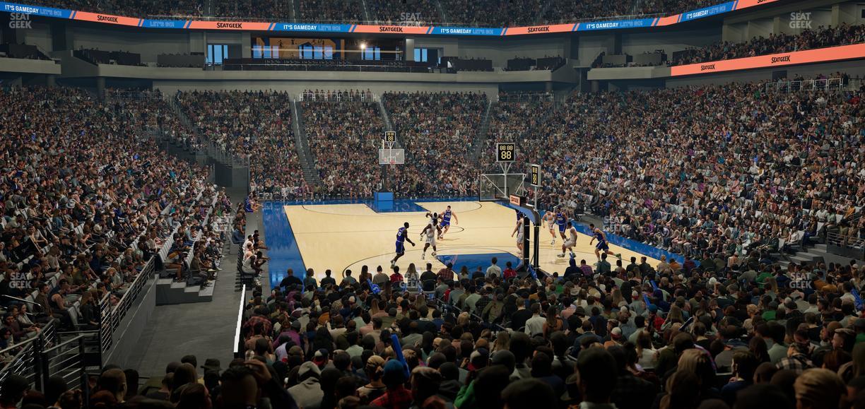 Dickies Arena - Section 132 Seat View