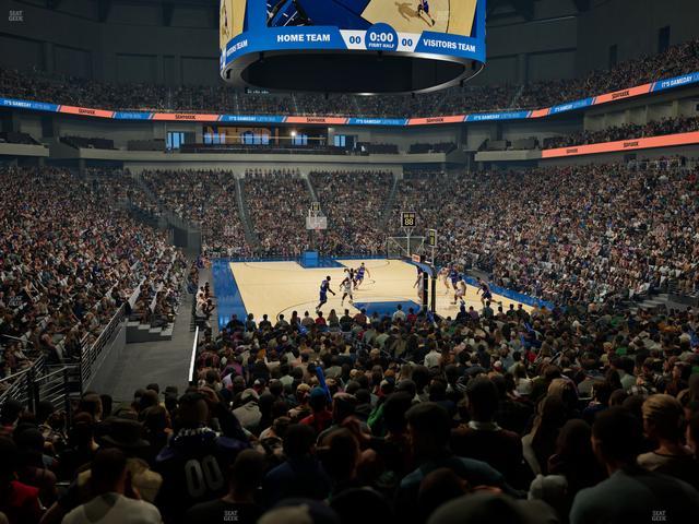 Dickies Arena - Section 132 Seat View Dickies Arena - Section 132 Seat View