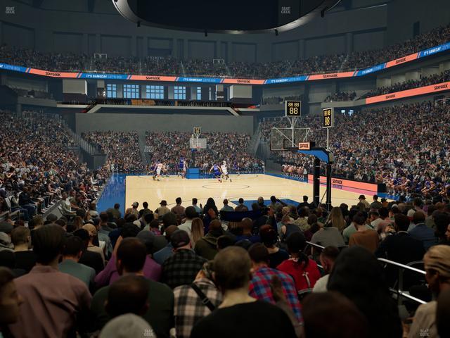 Dickies Arena - Section 16 Seat View Dickies Arena - Section 16 Seat View