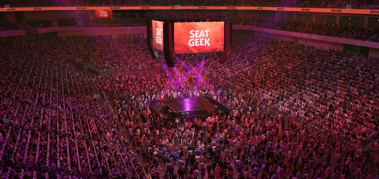 Dickies Arena - Section 201 Seat View
