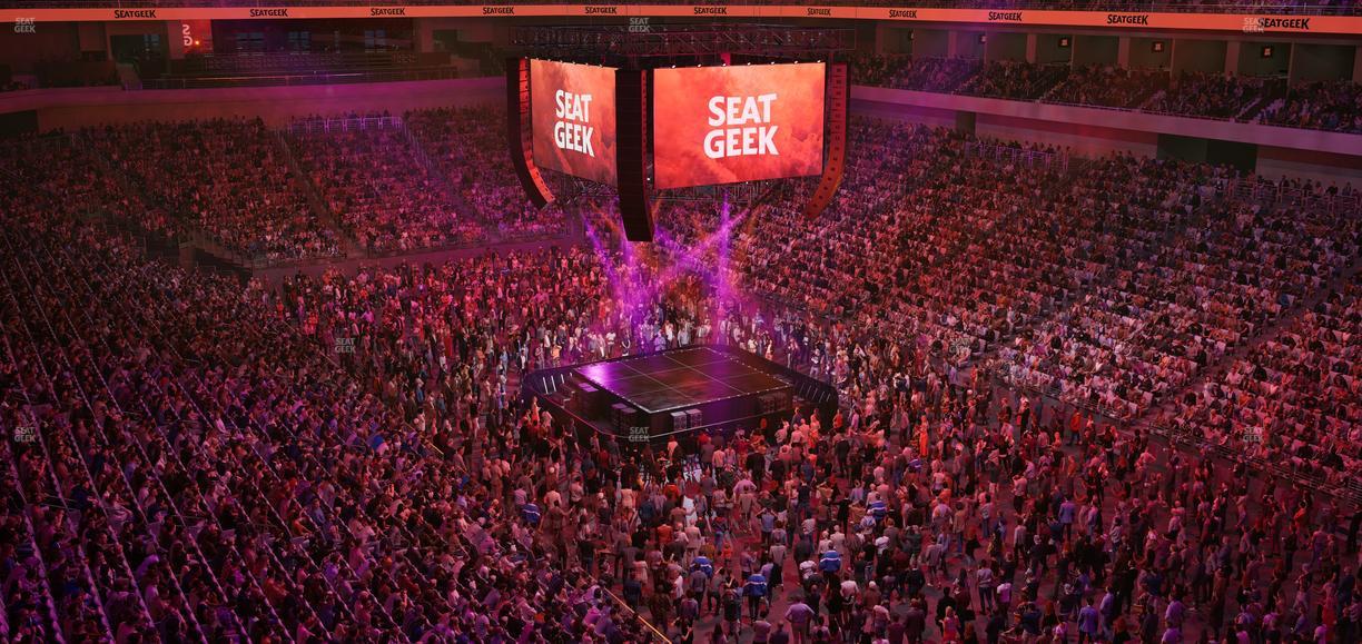 Dickies Arena - Section 202 Seat View