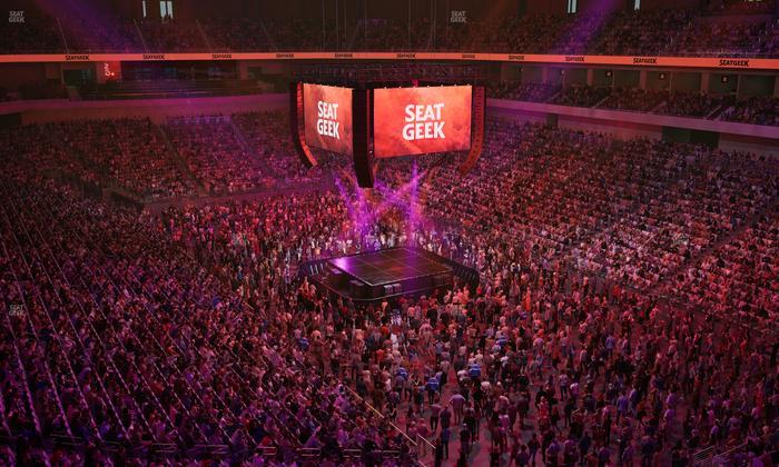 Dickies Arena - Section 202 Seat View