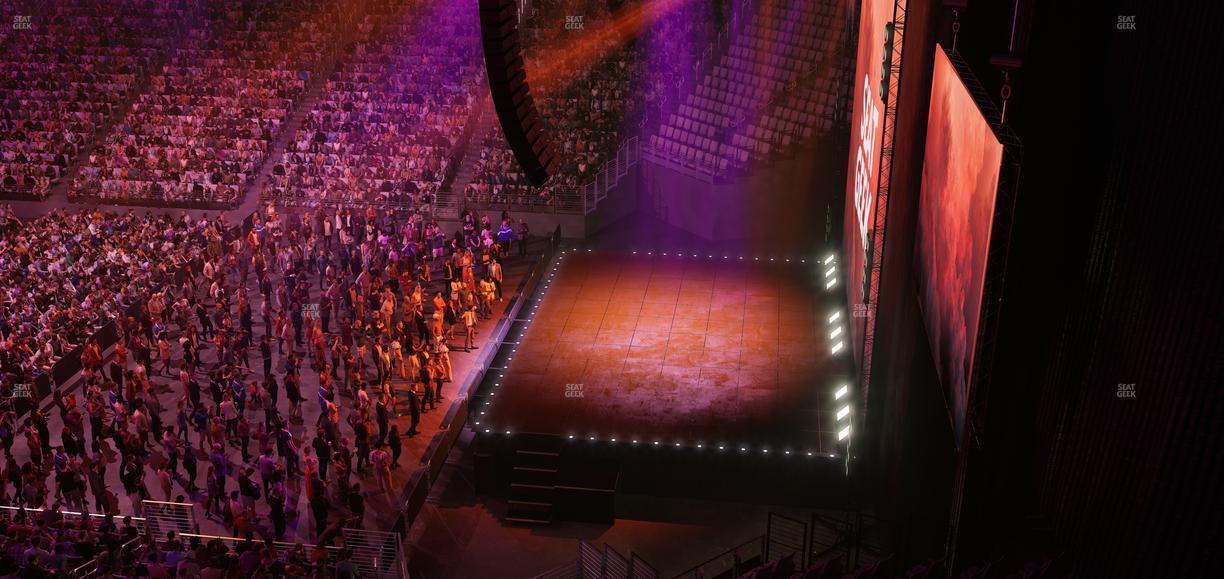 Dickies Arena - Section 203 Seat View