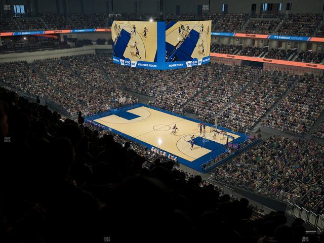 Dickies Arena - Section 203 Seat View Dickies Arena - Section 203 Seat View