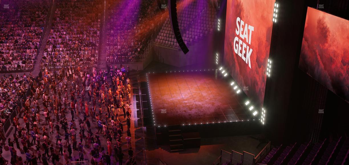 Dickies Arena - Section 204 Seat View