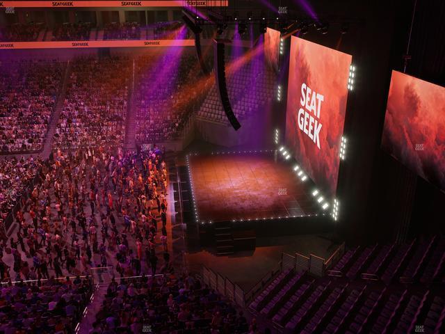 Dickies Arena - Section 204 Seat View