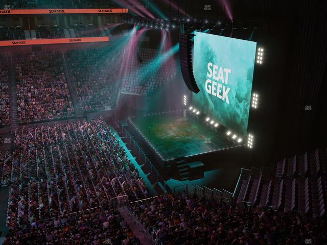 Dickies Arena - Section 205 Seat View