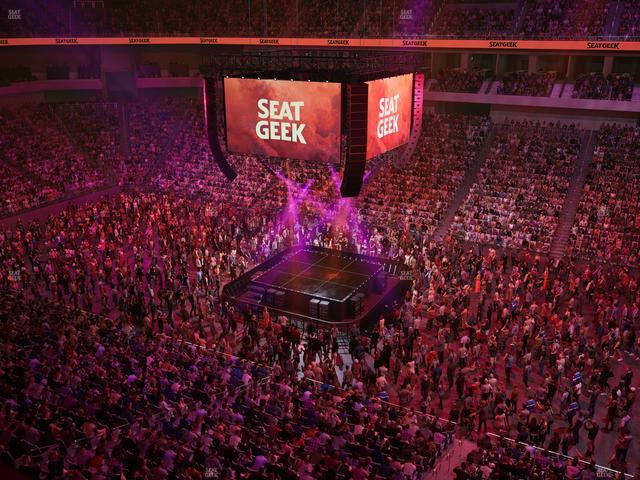 Dickies Arena - Section 205 Seat View