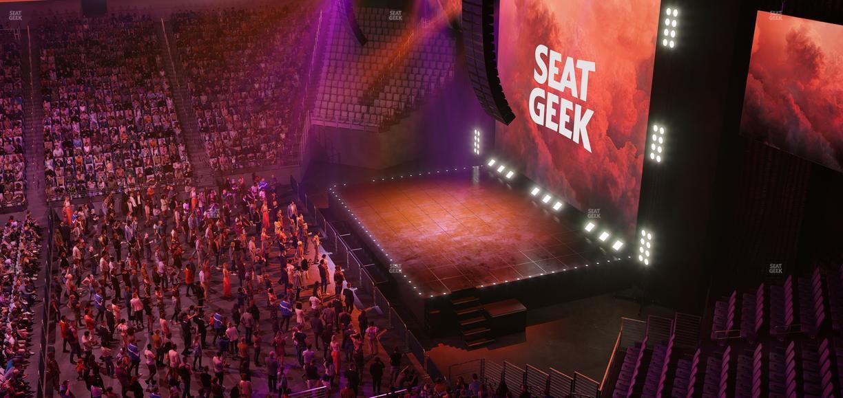 Dickies Arena - Section 205 Seat View